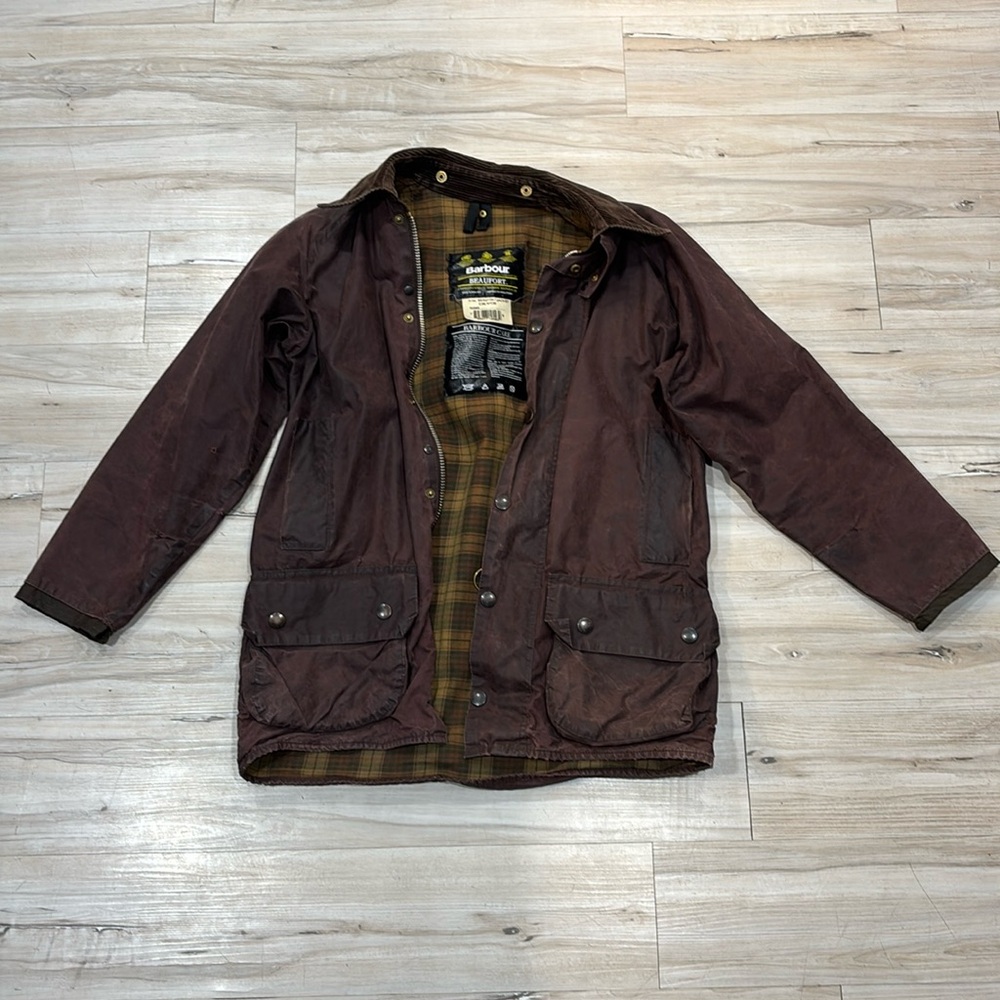Men’s Barbour Jacket Beaufort Waxed C38/97CM